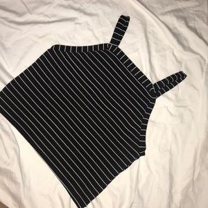 TopShop Striped Cropped Tank